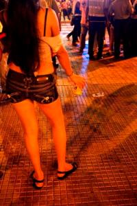 COLOMBIE, Cartagena, le 24 mai 2010. La ville la nuit .  tdh/odi