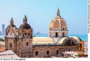 A church in Cartagena