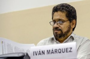 Commander Ivan Marquez, head of FARC-EP delegation, in Havana on May 26, 2013 (AFP, Adalberto Roque)