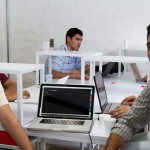 Federico Builes (L) and Manuel Velez, cofounders of Medellin startup MiCarga. (Photo: MiCarga)