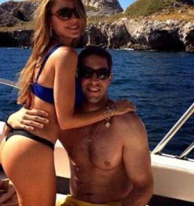 Picture taken by Vergara's son and posted on instagram.