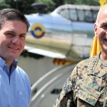 Juan Carlos Pinzón (L) and John Kelly (Photo: Ministerio de Defensa)