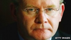 Martin McGuinness was invited to Bogota by the Colombian government