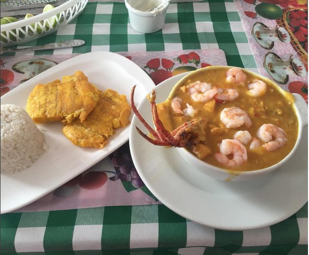 Cazuela de mariscos. Credit to IG_kellyladrondeguevara