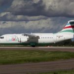 An Avro RJ85 operated by Lamia which crashed on approach to Medellin while carrying 81 passengers and crew including Brazilian football team Chapecoense is seen in a file picture